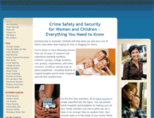 Tablet Screenshot of crime-safety-security.com